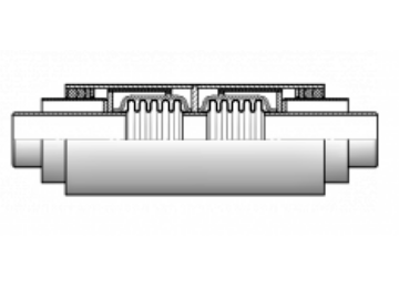 Компенсатор сильфонный двухсекционный под пенополиминеральную изоляцию для тепловых сетей РОСПАЙП 2СКУ.ППМ-16-800-420 Компенсаторы